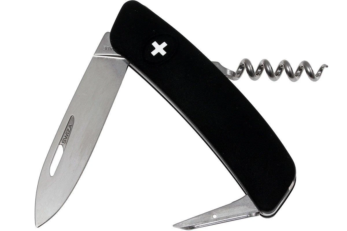 Swiza D01 Couteau De Poche Suisse - Noir 3 Swiza D01 Couteau De Poche Suisse - Noir