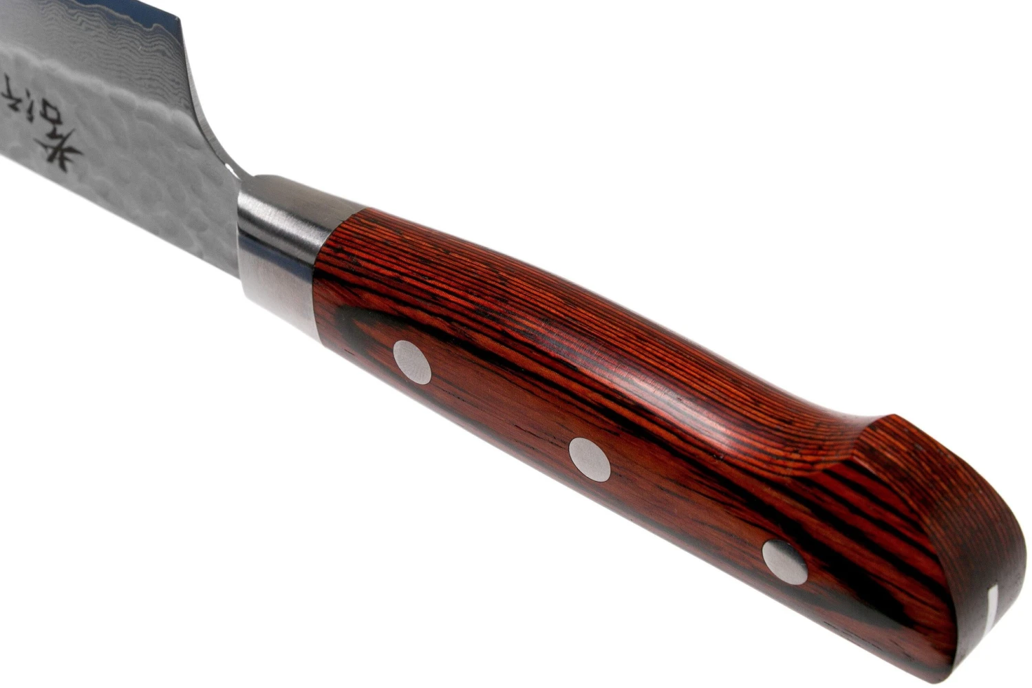 Sakai Takayuki 33-Layer Damascus Couteau De Chef 18 Cm, Bois D'acajou 6 Sakai Takayuki 33-Layer Damascus Couteau De Chef 18 Cm, Bois D'acajou – Image 4