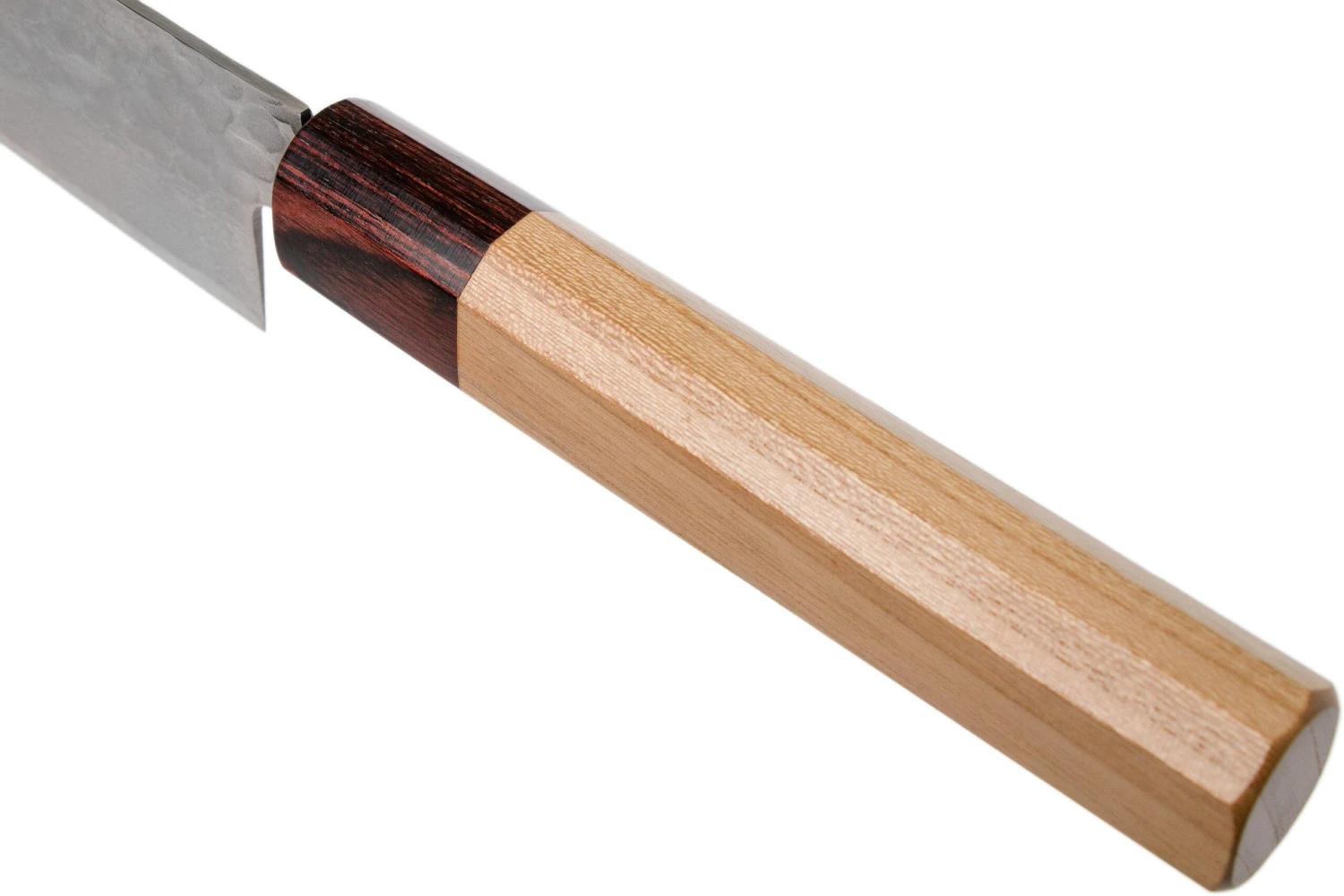 Sakai Takayuki Santoku 33-Layer Damascus Hammered WA 17 Cm 7 Sakai Takayuki Santoku 33-Layer Damascus Hammered WA 17 Cm – Image 5