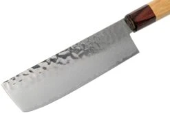 Sakai Takayuki Nakiri 33-Layer Damascus Hammered WA 16 Cm -Kai Soldes Boutique TA07473 03 sakai takayuki