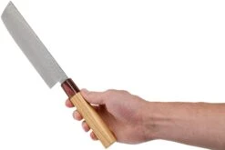 Sakai Takayuki Nakiri 33-Layer Damascus Hammered WA 16 Cm -Kai Soldes Boutique TA07473 06 sakai takayuki