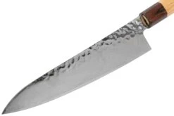 Sakai Takayuki Couteau De Chef 33-Layer Damascus Hammered WA 21 Cm -Kai Soldes Boutique TA07475 03 sakai takayuki