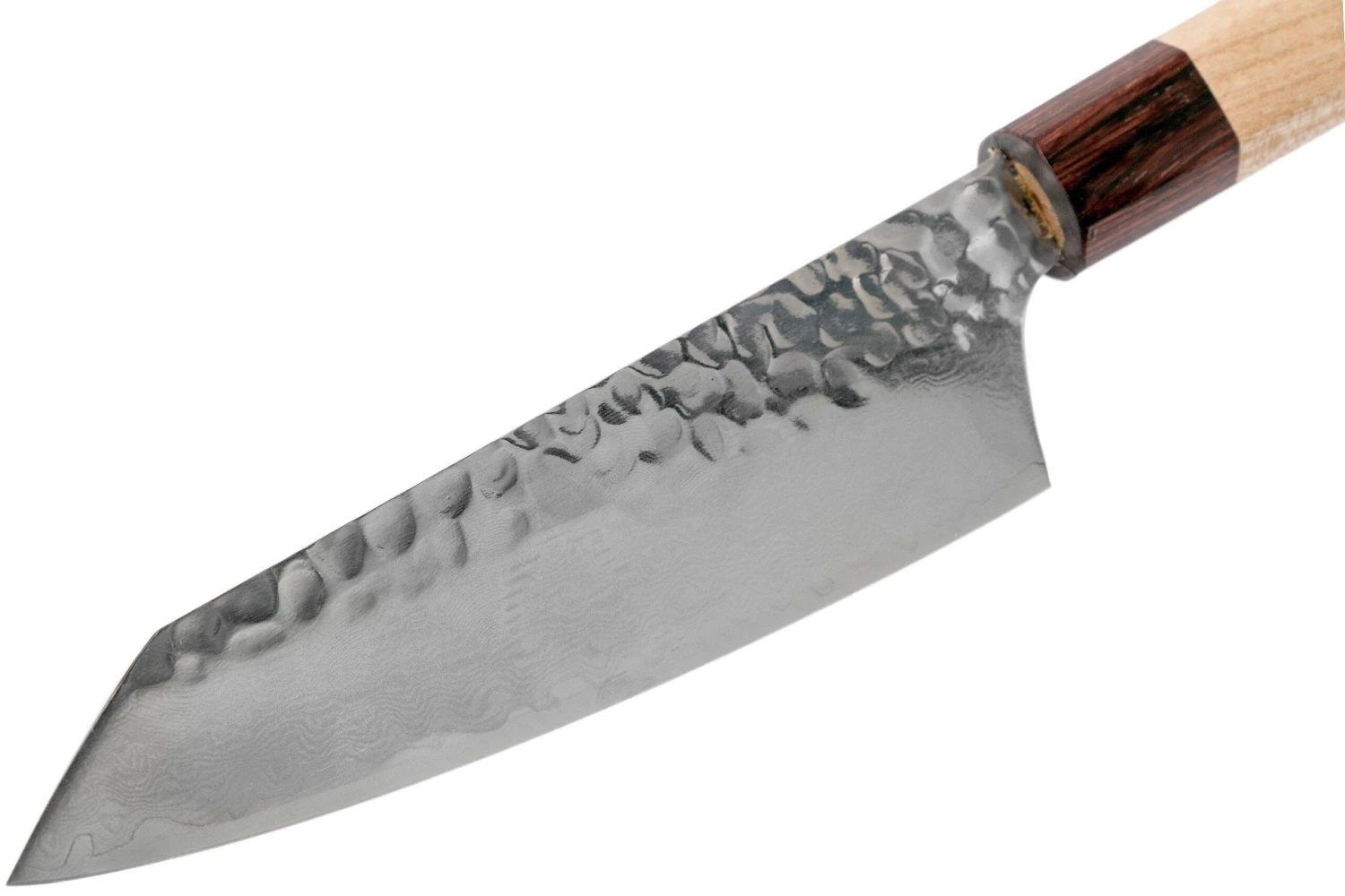 Sakai Takayuki Bunka 33-Layer Damascus Hammered WA 16 Cm 5 Sakai Takayuki Bunka 33-Layer Damascus Hammered WA 16 Cm – Image 3