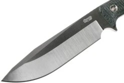 TRC Knives Apocalypse, Elmax, Black Canvas Micarta, Couteau De Survie -Kai Soldes Boutique TI AP MICBK 03 trc knives