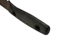 TRC Knives Classic Freedom M390 Apo Finish Black Canvas Micarta, Couteau De Bushcraft -Kai Soldes Boutique TI CF BM 34APO 04 trc