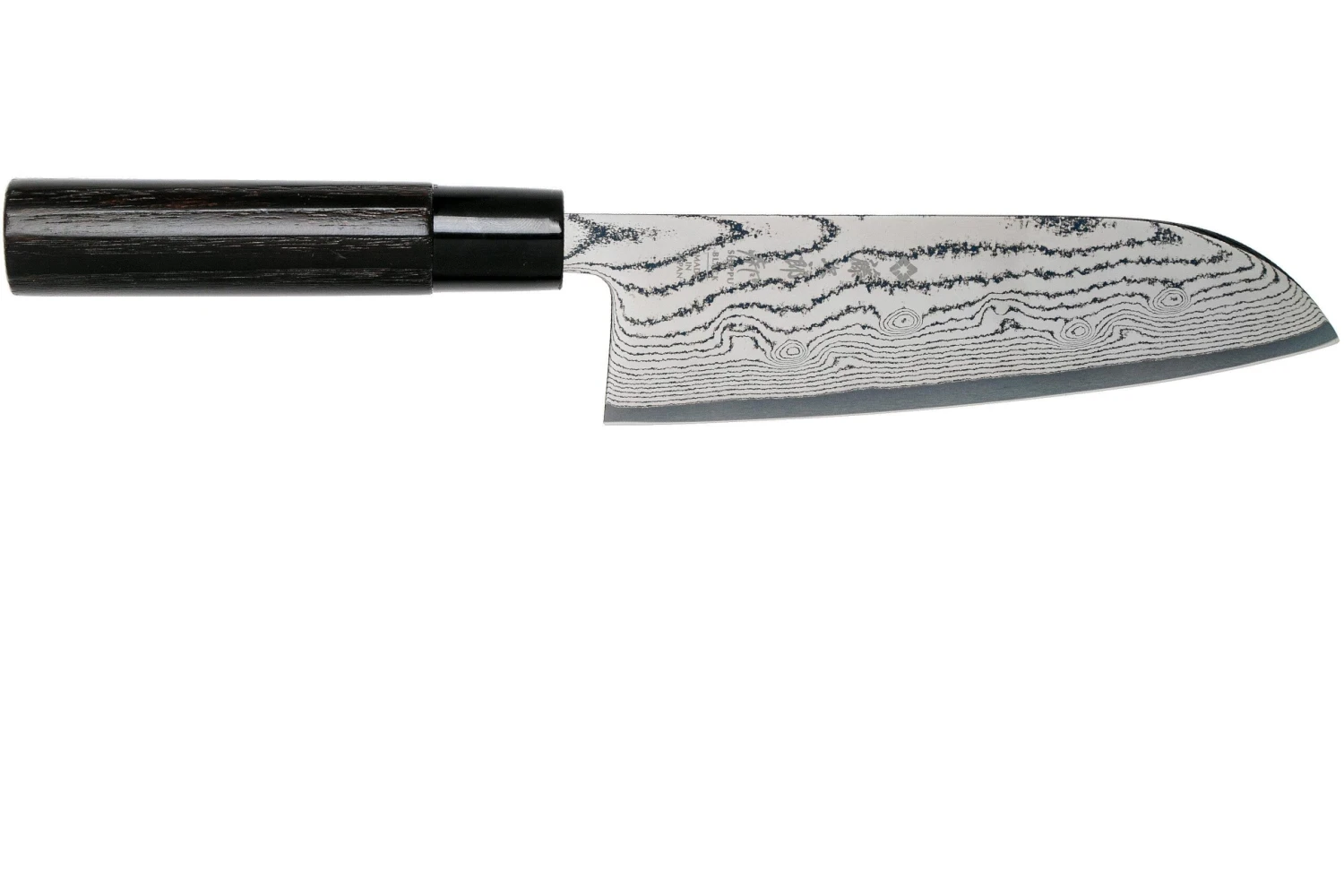 Tojiro Shippu Black Damascus Santoku 17 Cm, FD-1597 4 Tojiro Shippu Black Damascus Santoku 17 Cm, FD-1597 – Image 2