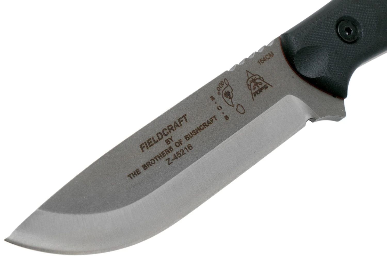 TOPS Knives B.O.B. Fieldcraft 154CM Black G10 BROS-154-BLK10 5 TOPS Knives B.O.B. Fieldcraft 154CM Black G10 BROS-154-BLK10 – Image 3