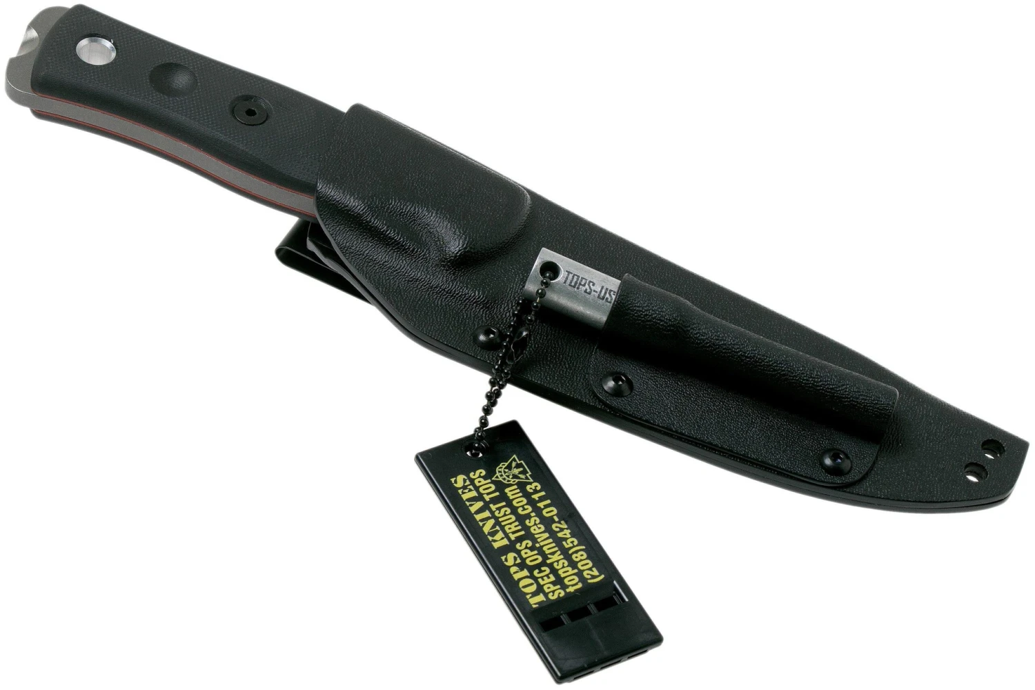 TOPS Knives B.O.B. Fieldcraft 154CM Black G10 BROS-154-BLK10 8 TOPS Knives B.O.B. Fieldcraft 154CM Black G10 BROS-154-BLK10 – Image 6