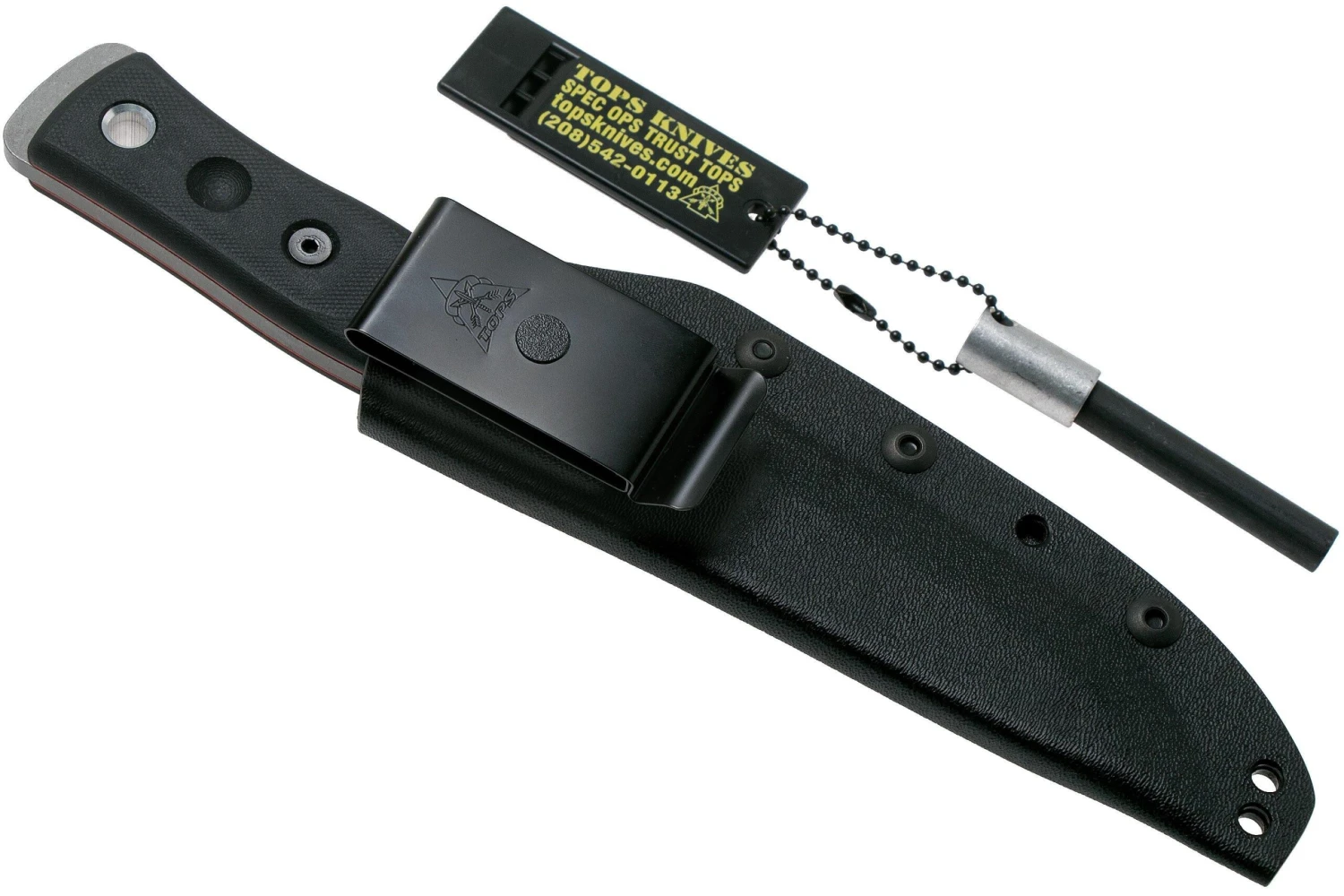 TOPS Knives B.O.B. Fieldcraft 154CM Black G10 BROS-154-BLK10 9 TOPS Knives B.O.B. Fieldcraft 154CM Black G10 BROS-154-BLK10 – Image 7