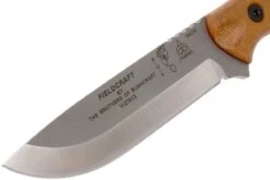 TOPS Knives B.O.B. Fieldcraft 154CM Tan Canvas Micarta BROS-154-TC -Kai Soldes Boutique TK BROS 154 TC 03 tops knives tk bros 154 tc 03