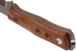 TOPS Knives B.O.B. Fieldcraft 154CM Tan Canvas Micarta BROS-154-TC -Kai Soldes Boutique TK BROS 154 TC 04 tops knives tk bros 154 tc 04