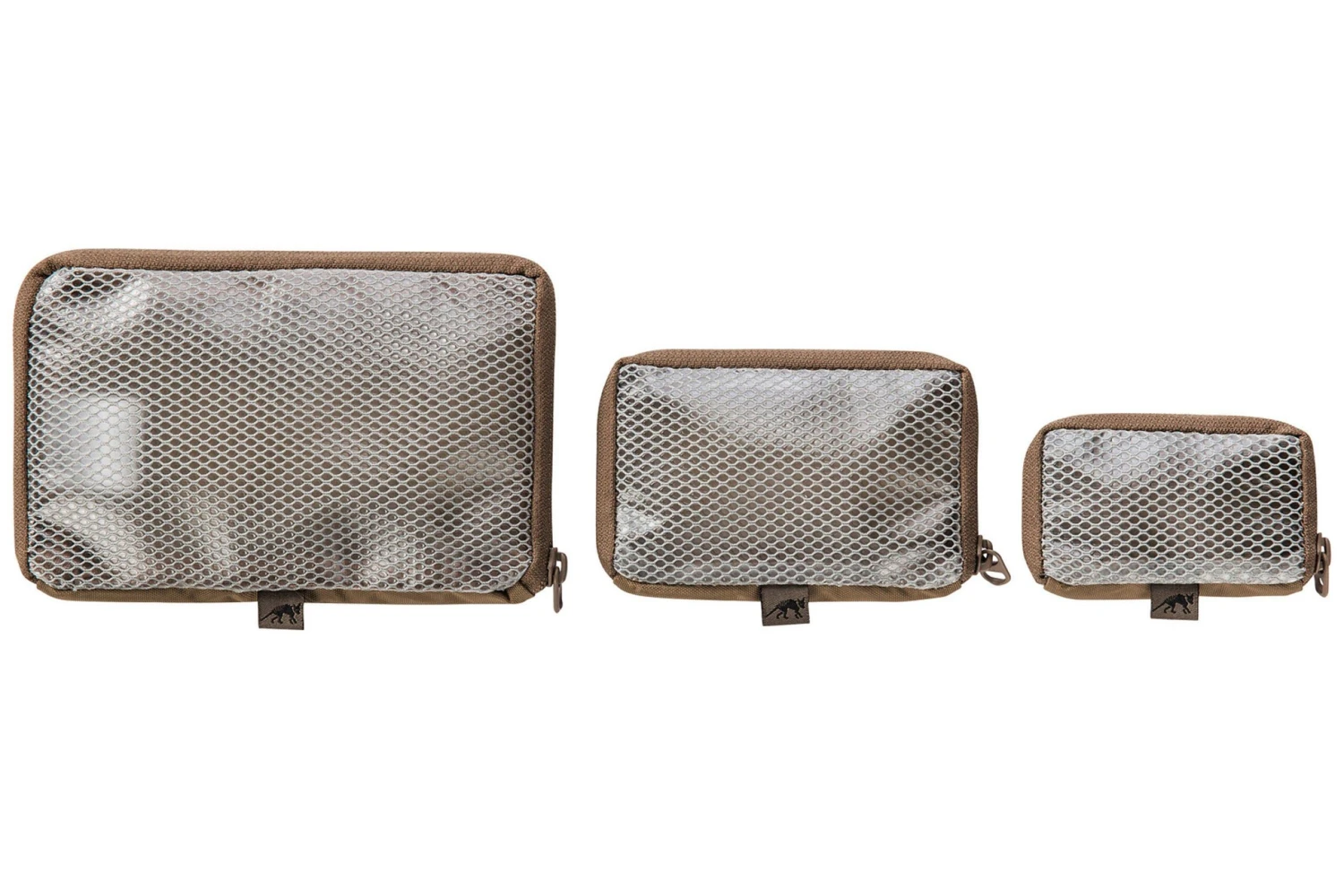 Tasmanian Tiger Mesh Pouch VL Set 7222-346, Marron, Set De 3 Compartiments 3 Tasmanian Tiger Mesh Pouch VL Set 7222-346, Marron, Set De 3 Compartiments