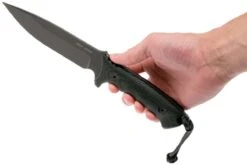 Spartan Harsey Difensa Black/Black, Black Sheath SB19BKBKNLBK -Kai Soldes Boutique USSB19BKBKNLBK 06 spartan blades ussb19bkbknlbk 06