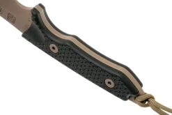 Spartan Blades Ronin Shinto, FDE Blade, Black Handle, Couteau Outdoor -Kai Soldes Boutique USSB47DEBKNLTN 04 spartan blades