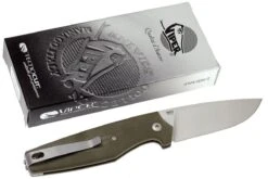Viper Dan 1 5928GGR Green G10 N690, Drop-point -Kai Soldes Boutique VPV5928GGR 08 viper dan 1 vpv5928ggr 08