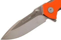 Viper Storm V5954GO Orange G10 - Satin, Rick Hinderer Design -Kai Soldes Boutique VPV5954GO 03 viper storm vpv5954go 03