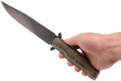 Viper Fate VT 4005 SWCV Stonewashed, Green Micarta, Couteau Fixe -Kai Soldes Boutique VPVT4005SWCV 08 viper fate vt vpvt4005swcv 08