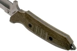 Viper Fearless VT4018CG Sleipner Stonewashed, Green Canvas Micarta, Couteau Fixe, Rumici Design -Kai Soldes Boutique VPVT4018CG 04 viper