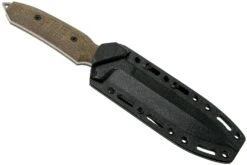 Viper Fearless VT4018CG Sleipner Stonewashed, Green Canvas Micarta, Couteau Fixe, Rumici Design -Kai Soldes Boutique VPVT4018CG 06 viper