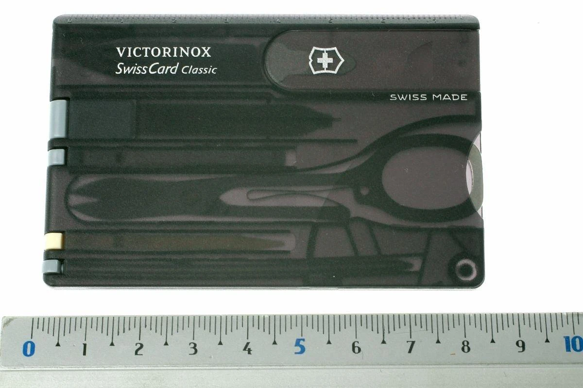 Victorinox SwissCard Classic Noir Transparent 0.7133.T3 7 Victorinox SwissCard Classic Noir Transparent 0.7133.T3 – Image 5