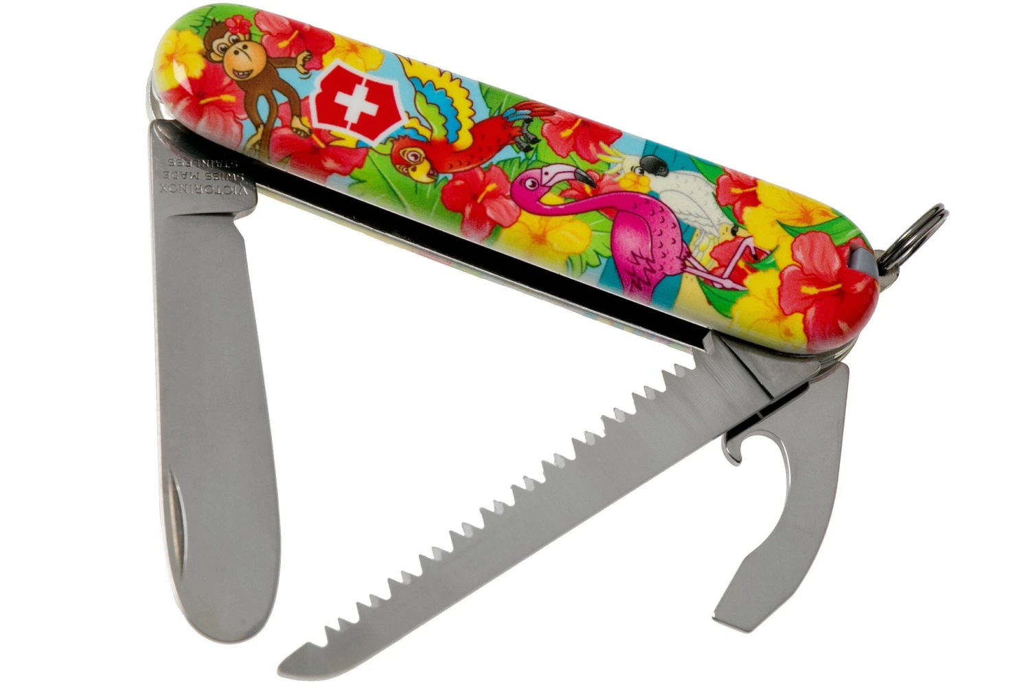 Victorinox My First Victorinox, édition Perroquet 0.2373.E3 Couteau D'enfant 3 Victorinox My First Victorinox, édition Perroquet 0.2373.E3 Couteau D'enfant