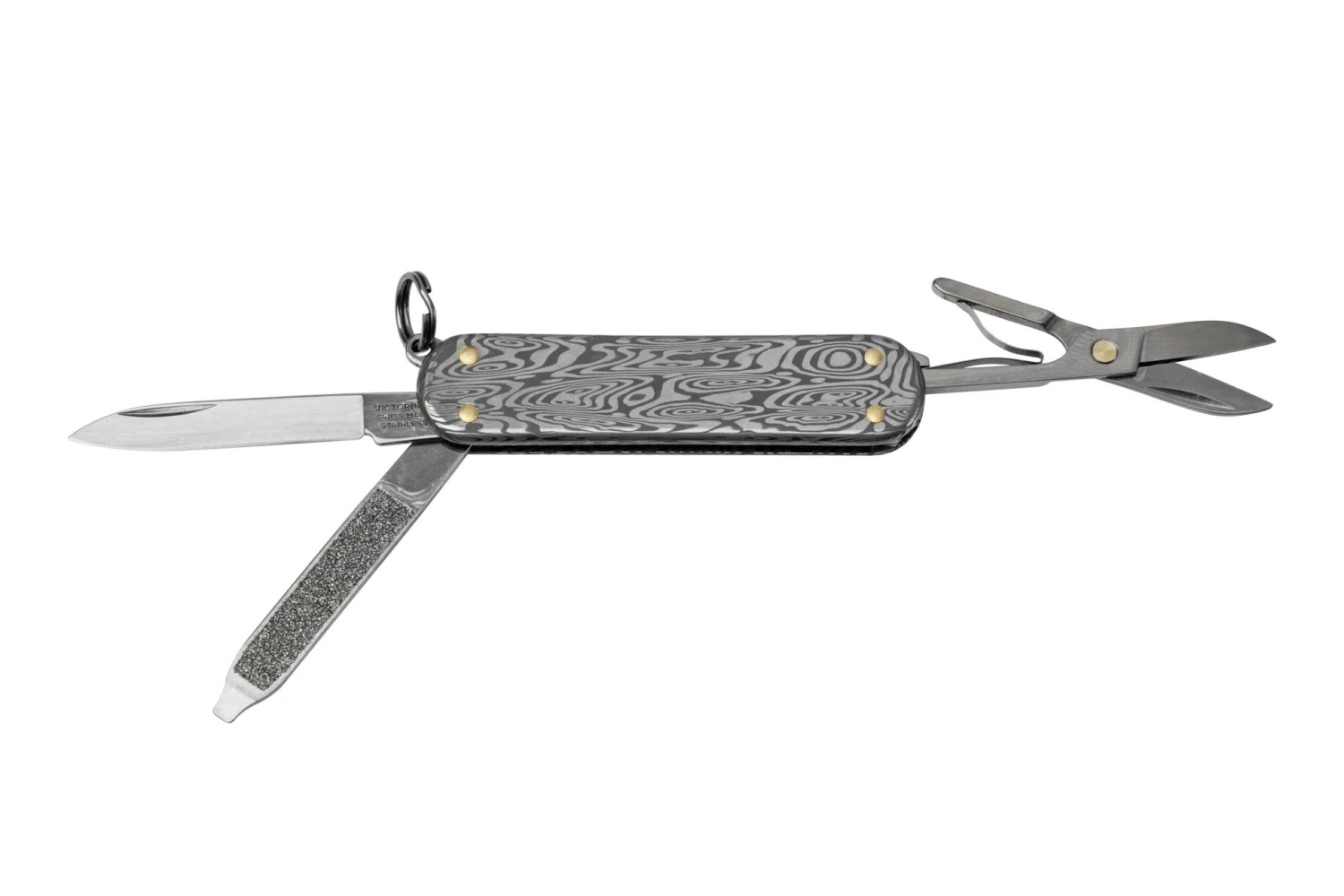 Victorinox Classic SD Brilliant, Damast, 0.6221.34 Couteau Suisse 3 Victorinox Classic SD Brilliant, Damast, 0.6221.34 Couteau Suisse