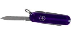Victorinox Classic SD Translucent Colors, Persian Indigo 0.6223.T29G Couteau Suisse -Kai Soldes Boutique VT0 6223 T29G 03 victorinox