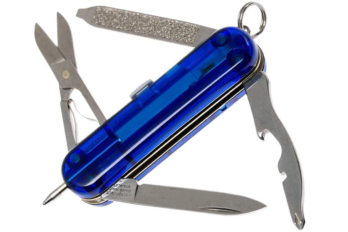 Victorinox Midnite Manager Bleu Transparent 0.6366.T2 Couteau Suisse 4 Victorinox Midnite Manager Bleu Transparent 0.6366.T2 Couteau Suisse – Image 2
