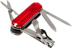 Victorinox Nail Clip 580, Couteau Suisse, Rouge Transparent -Kai Soldes Boutique VT0 6463 T 03 victorinox vt0 6463 t 03