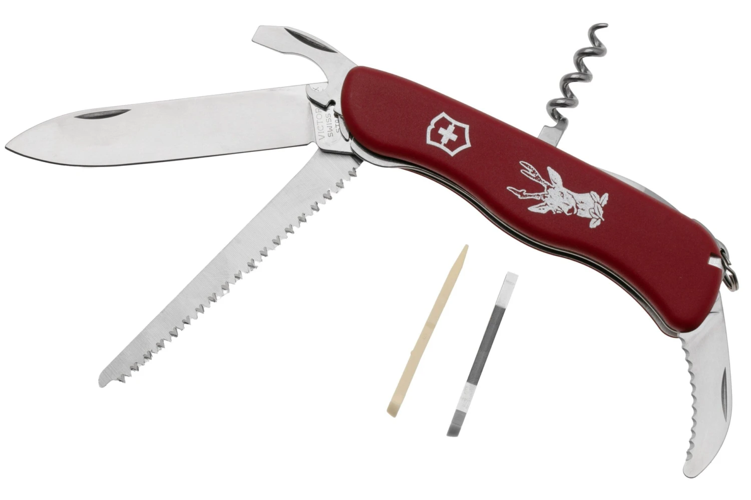 Victorinox Hunter Rouge 0.8573 Couteau Suisse 3 Victorinox Hunter Rouge 0.8573 Couteau Suisse