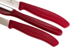 Victorinox SwissClassic Couteaux à Légumes Rouge, Ensemble De 3, 6.7111.31 -Kai Soldes Boutique VT6 7111 31 04 victorinox vt6 7111 31 04