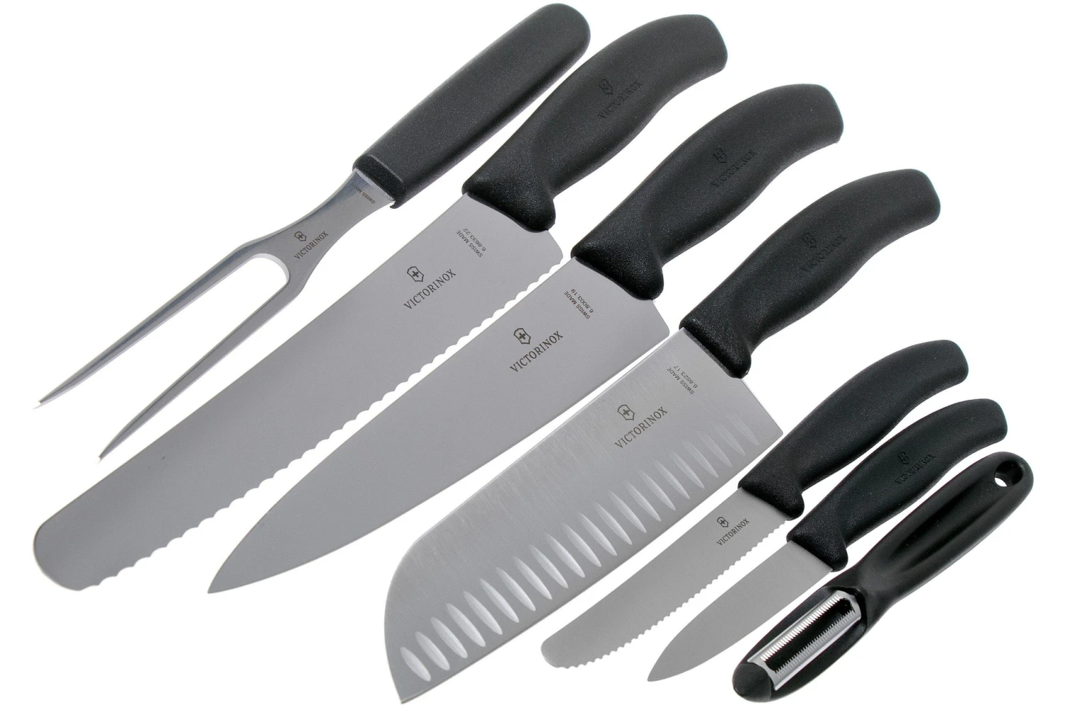 Victorinox SwissClassic 6.7133.7G Set De 7 Couteaux De Cuisine, Noir 5 Victorinox SwissClassic 6.7133.7G Set De 7 Couteaux De Cuisine, Noir – Image 3