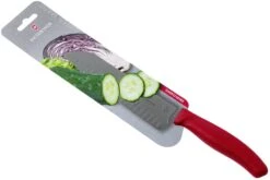 Victorinox SwissClassic 6.8521.17B Santoku Avec Alvéoles 17 Cm, Rouge -Kai Soldes Boutique VT6 8521 17B 06 victorinox