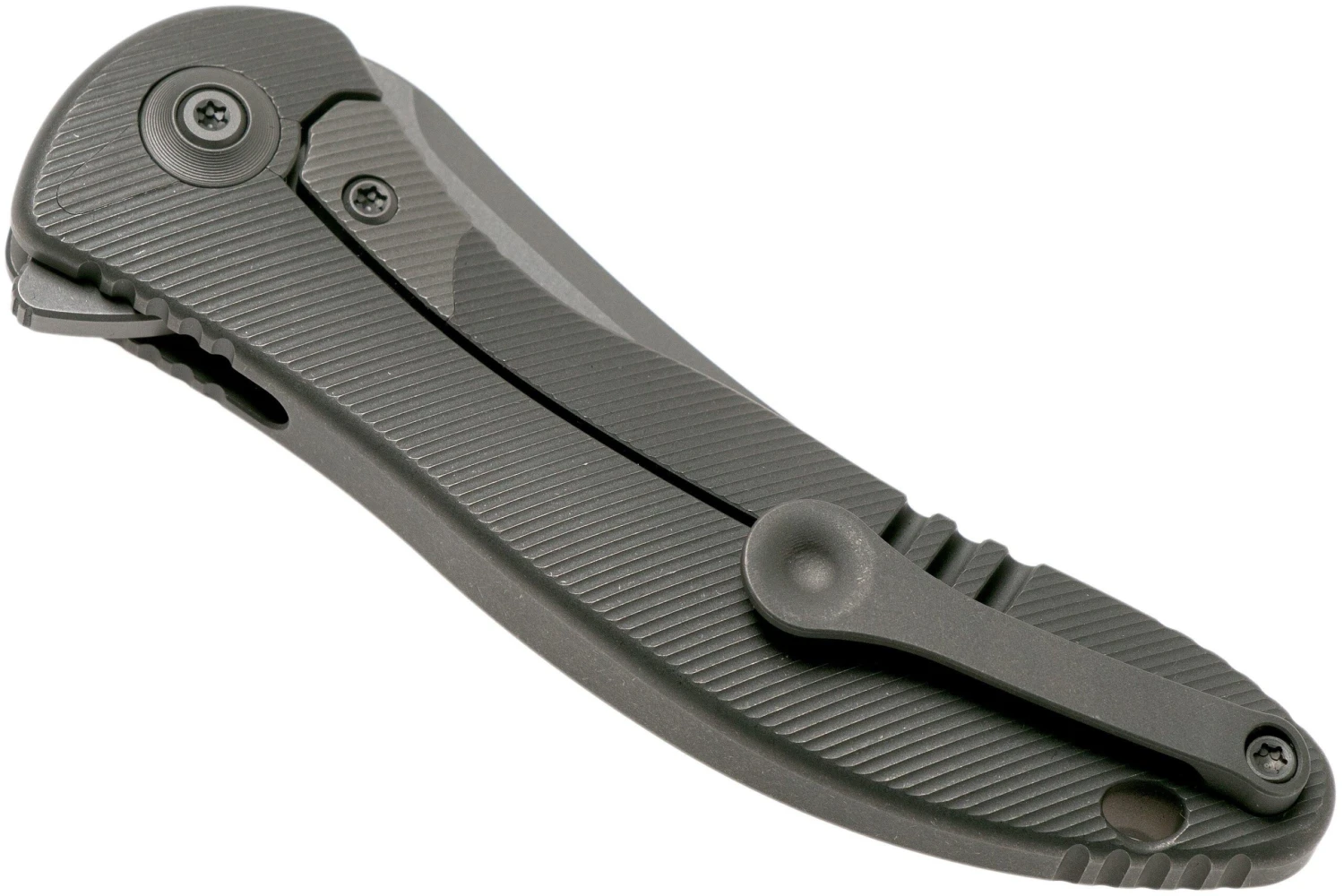 WE Knife Mini Synergy 2011A Grey Couteau De Poche, Jim O'Young Design 6 WE Knife Mini Synergy 2011A Grey Couteau De Poche, Jim O'Young Design – Image 4