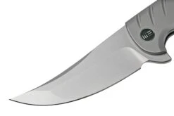 WE Knife Curvaceous WE20012-1 Grey Titanium, Marble Carbonfiber Couteau De Poche, Eric Ochs Design -Kai Soldes Boutique WKWE20012 1 03 we