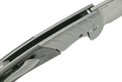 WE Knife Curvaceous WE20012-1 Grey Titanium, Marble Carbonfiber Couteau De Poche, Eric Ochs Design -Kai Soldes Boutique WKWE20012 1 06 we