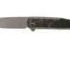 WE Knife Smooth Sentinel WE20043-1 Gray Titanium Fibre De Carbone, Couteau De Poche