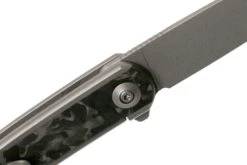 WE Knife Smooth Sentinel WE20043-1 Gray Titanium Fibre De Carbone, Couteau De Poche -Kai Soldes Boutique WKWE20043 1 06 we knife