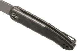 WE Knife Smooth Sentinel WE20043-1 Gray Titanium Fibre De Carbone, Couteau De Poche -Kai Soldes Boutique WKWE20043 1 07 we knife