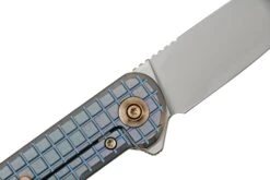 WE Knife Charith Blue Titanium, CPM 20CV Limited Edition, WE20056B-1 Couteau De Poche -Kai Soldes Boutique WKWE20056B 1 05 weknife