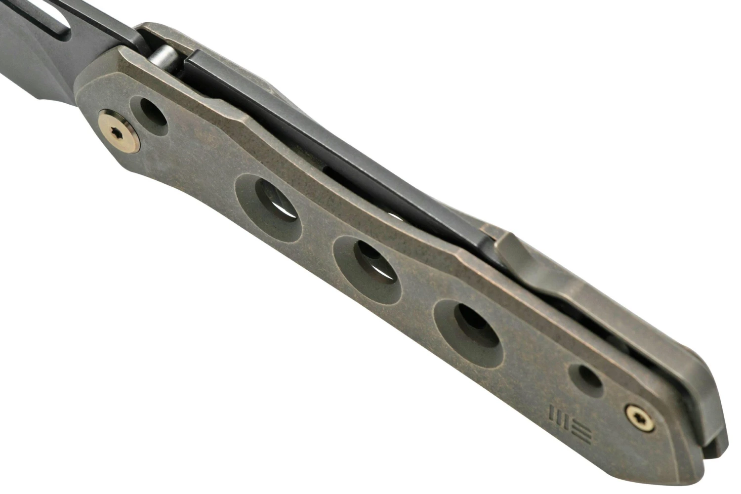 WE Knife Vision R 21031-4 Bronze Titanium, Black Stonewashed Couteau De Poche, Snecx Design 8 WE Knife Vision R 21031-4 Bronze Titanium, Black Stonewashed Couteau De Poche, Snecx Design – Image 6