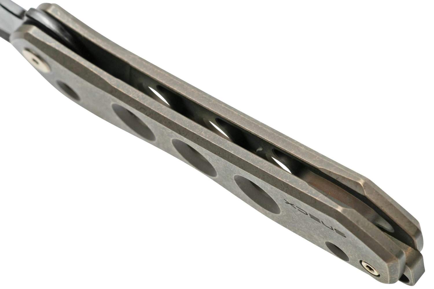 WE Knife Vision R 21031-4 Bronze Titanium, Black Stonewashed Couteau De Poche, Snecx Design 10 WE Knife Vision R 21031-4 Bronze Titanium, Black Stonewashed Couteau De Poche, Snecx Design – Image 8