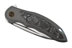 WE Knife Makani WE21048B-2, Grey Titanium, Aluminium Foil Carbonfiber Inlay, CPM 20CV Couteau De Poche -Kai Soldes Boutique WKWE21048B 2 06 weknife