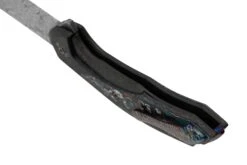 WE Knife Merata, WE22008B-DS1 Limited Edition, Gray Titanium, Heimskringla Damasteel, Couteau De Poche -Kai Soldes Boutique WKWE22008B DS1 04 weknife