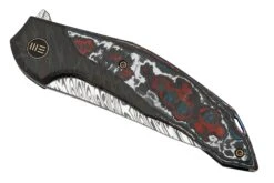 WE Knife Merata, WE22008B-DS1 Limited Edition, Gray Titanium, Heimskringla Damasteel, Couteau De Poche -Kai Soldes Boutique WKWE22008B DS1 06 weknife