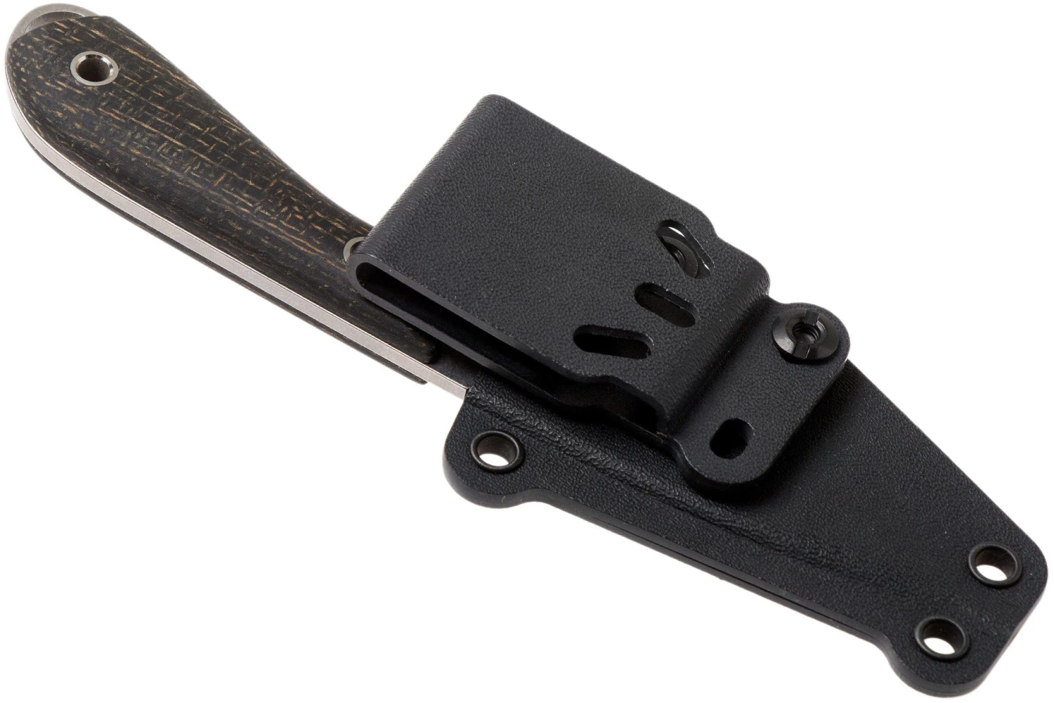 White River Knives M1 Black Burlap Micarta Couteau Fixe, étui Kydex 9 White River Knives M1 Black Burlap Micarta Couteau Fixe, étui Kydex – Image 7