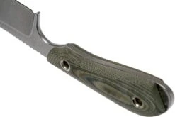 White River Knives M1 Caper Black & OD Linen Micarta Couteau à Lame Fixe, étui Kydex -Kai Soldes Boutique WRCPR LBO 04 white river knives