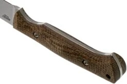 White River Knives Hunter Natural Burlap Micarta Couteau De Chasse, Owen Baker Jr. Design -Kai Soldes Boutique WRHNT BNA 04 white river knives