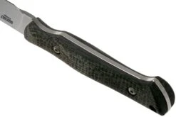 White River Knives Small Game Knife Black Burlap Micarta Couteau De Chasse, Owen Baker Jr. Design -Kai Soldes Boutique WRSG BBL 04 white river knives