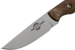 White River Knives Small Game Knife Natural Burlap Micarta Couteau De Chasse, Owen Baker Jr. Design -Kai Soldes Boutique WRSG BNA 03 white river knives v201808